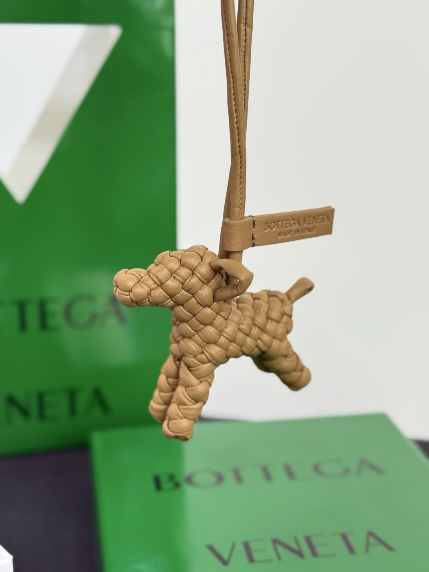 Bottega Veneta Leather Lamb Charm